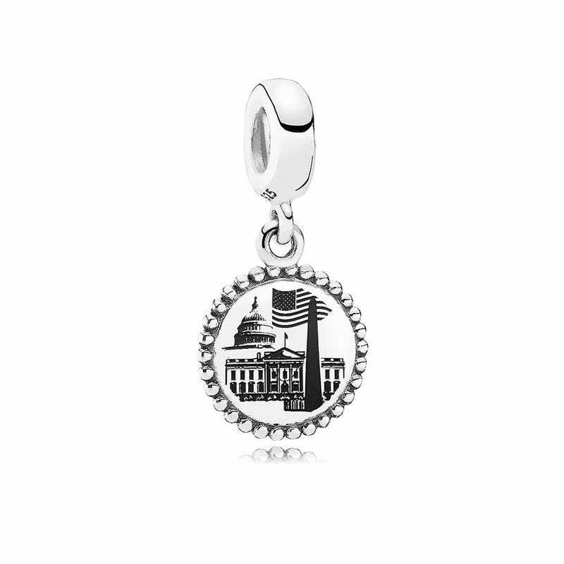 Pandora Washington D.C. Dangle Charm Outlet NZ, Sterling Silver (548016-GMA)